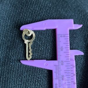 10K Gold Key Pendant